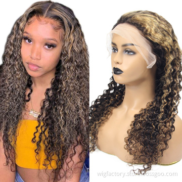 Cheap P2-27 wig human hair lace front, virgin cuticle aligned human hair wig, straight color 13x4 13x6 lace front wig